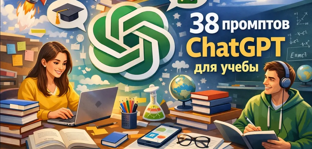 38 промптов ChatGPT для учебы